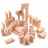Dřevěná stavebnice - malé desky - 55 ks "VictorCube"