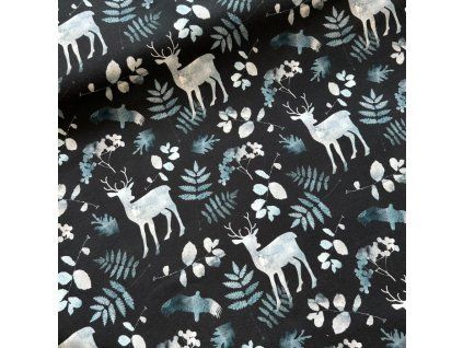 teplakovina jeleni na modre