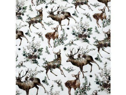 teplakovina srnky a jeleni v lese