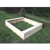 Drevené pieskovisko - obdĺžnik 140x160x29 cm