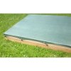 Krycí síť - zelená na pískoviště 140x180 cm + gumolano (7,4 m) 