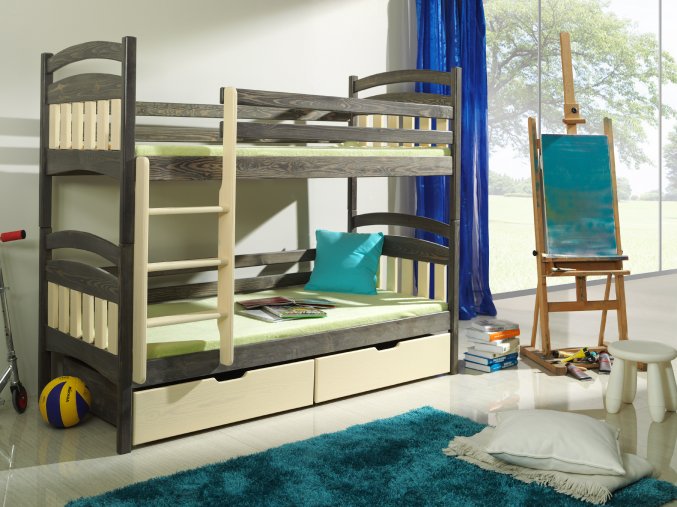 Patrová postel Jakub s úložným prostorem