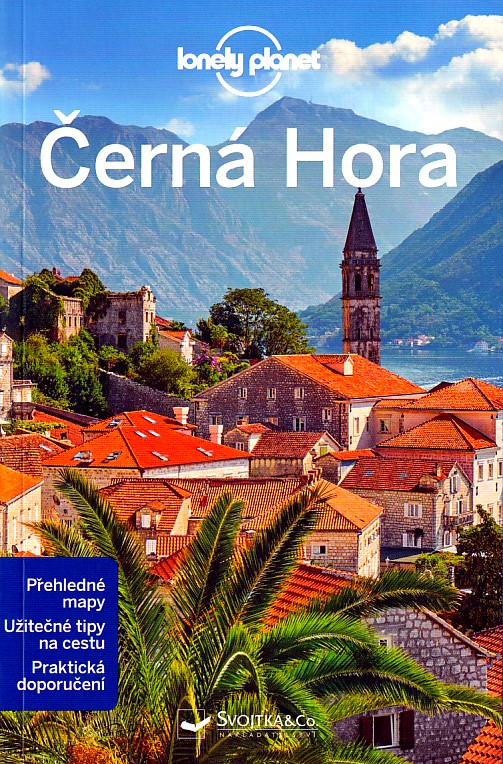 Svojtka průvodce Černá Hora česky Lonely Planet 2022