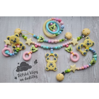 Medvídkový set v jarních barvičkách