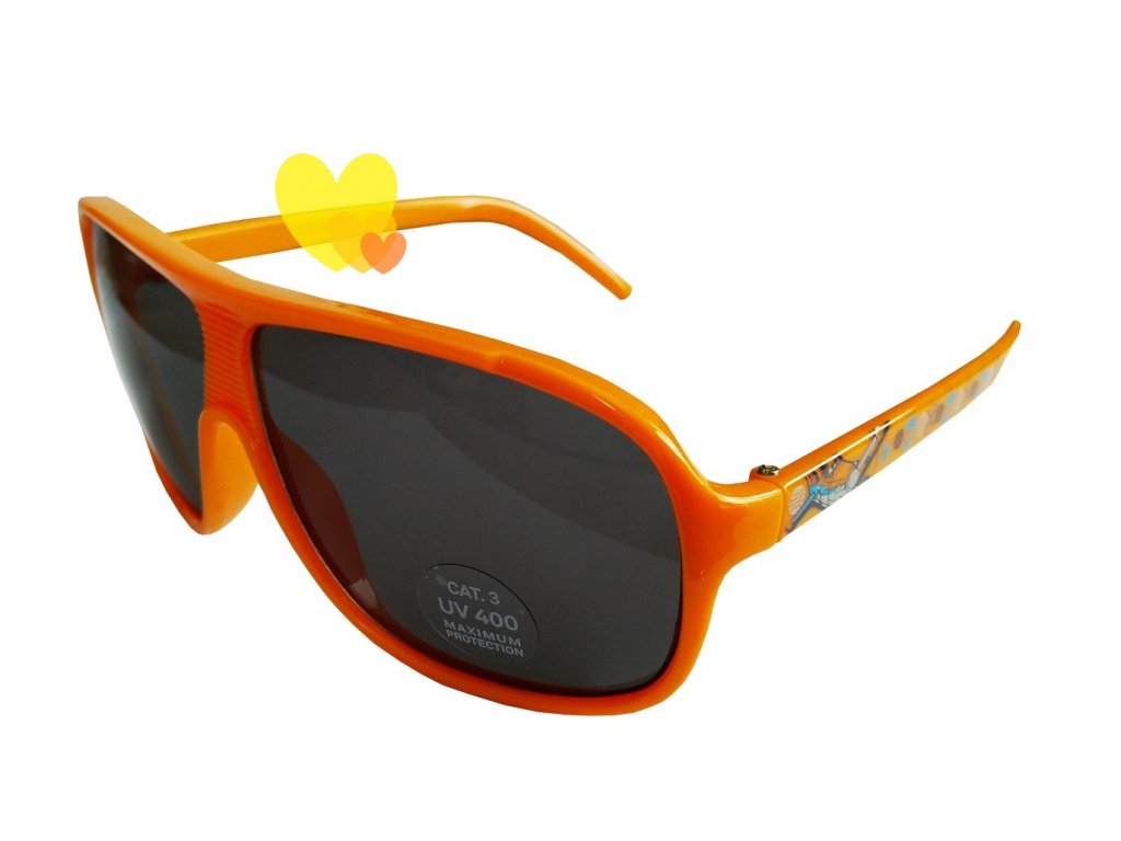 Sluneční brýle PLANES - LETADLA oranžové