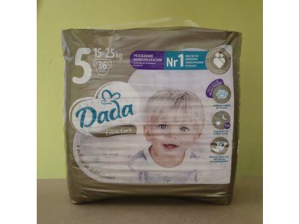 Dada Extra Care, velikost 5, 38 ks