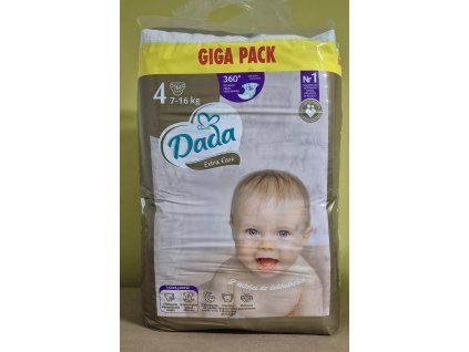 Dada Extra Care GIGA Pack, velikost 4, 164 ks