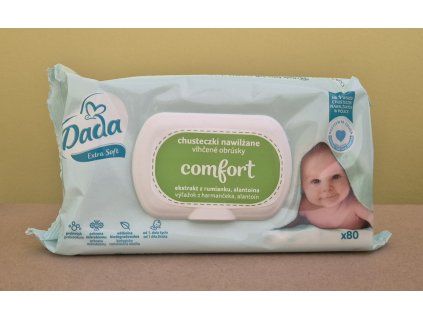 Dada Extra Soft Comfort vlhčené ubrousky, 80 ks