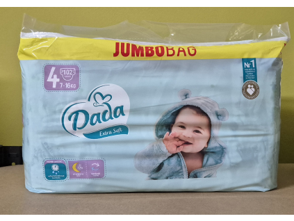 Dada Extra Soft, velikost 4, 102 ks