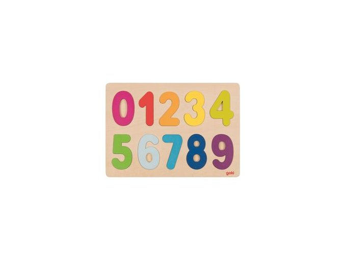 5983 drevene puzzle na desce cisla