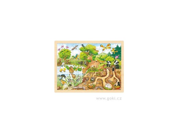 9043 1 priroda drevene puzzle 96 dilu