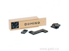 5881 1 domino v drevene krabicce 28 dilu