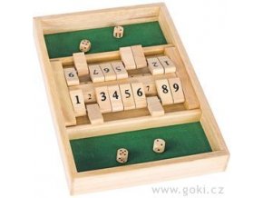 7132 stolni hra shut the box