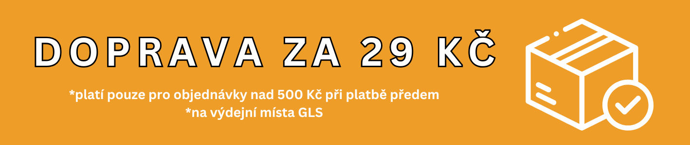 Doprava nad 500 Kč za 29 Kč