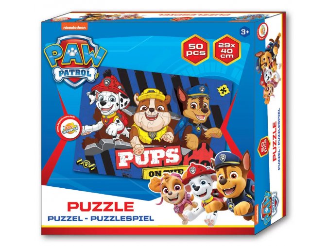 Puzzle Paw Patrol Tlapková patrola 50 dílků