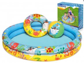 Nemo set (bazén + míč + kruh)