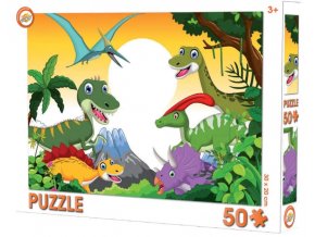 Puzzle Dinosauři 50 dílků