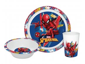 Jídelní sada Spiderman 3 ks