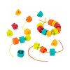 B-TOYS Navlékací a stohovací tvary count & match