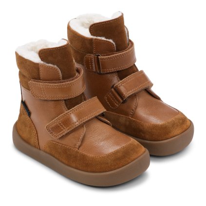 Barefoot zimní boty Bundgaard Basil TEX BG303314 COGNAC | Dětský krámek