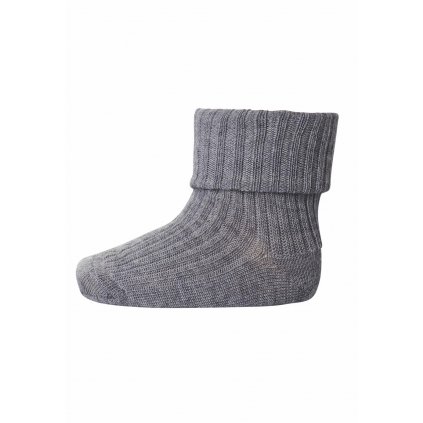 SLABÉ MERINO PONOŽKY MP DENMARK GREY MELANGE