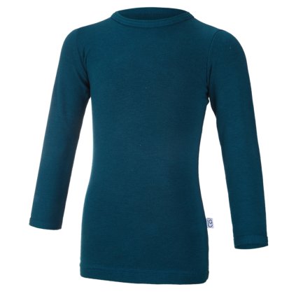 Tričko s dlouhým rukávem Little Angel outlast smyk smaragd | Dětský krámek