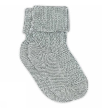 Merino ponožky mpDenmark Wool Rib Socks 10 589 0 4082 gray mist | Dětský krámek