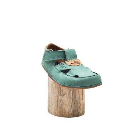BAREFOOT KOŽENÉ SANDÁLKY PEGRES BF21 MINT | Dětský krámek