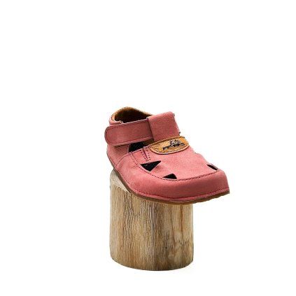 BAREFOOT KOŽENÉ SANDÁLKY PEGRES BF21 RŮŽOVÉ | Dětský krámek