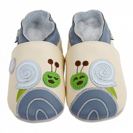 Chaussons cuir Escargot Front 1