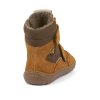Barefoot zimní boty Froddo Winter TEX s membránou a kožíškem cognac G3160247-4 | Dětský krámek
