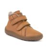 Zimní barefoot kožené boty Froddo Furry cognac G3110263-2K | Dětský krámek