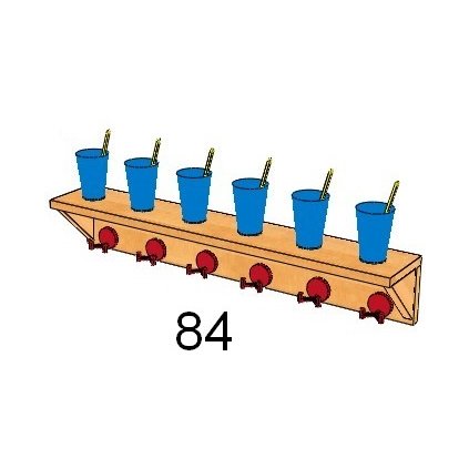 Polička pro 6 dětí, Art. 64206
