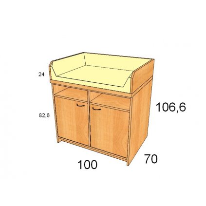 Přebalovací pult, Art. 25005