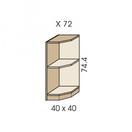 komoda rohova x 72