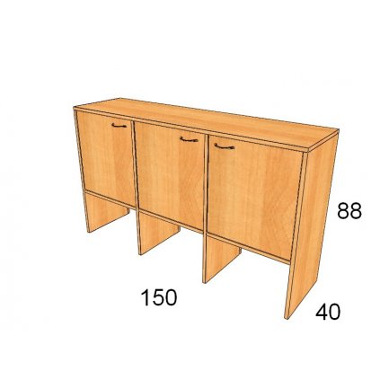 Dveřová skříň, Art.3015