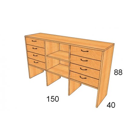 Zásuvková skříň, Art.3016
