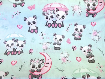 medvídek panda na mentolové