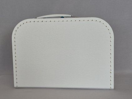 Dětský kufřík 25cm bílý