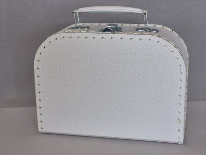 Dětský kufřík 20cm bílý