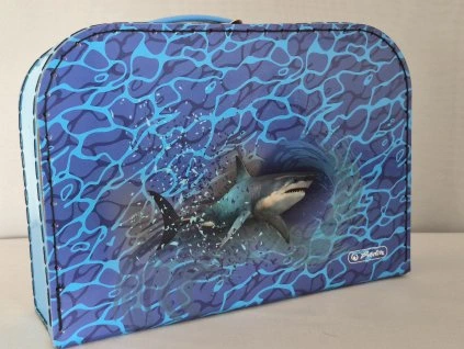 Dětský kufřík 30cm Žralok