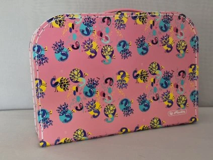 Dětský kufřík 30cm Páv