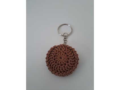 Háčkovaný přívěšek - sušenka