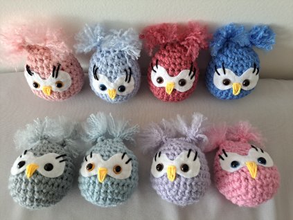 Háčkované sovička