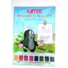 Omalovánky A3 s barvami a štětcem Krtek