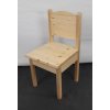 Dřevěná dětská židlička, smrk, více variant, S&H Truhlářství Group s.r.o.
