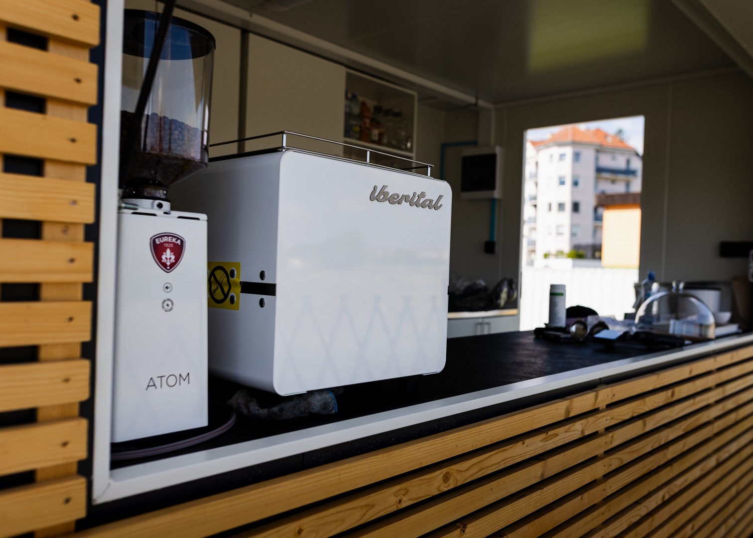 Mapa pokrytí servisem kávovarů a mlýnků