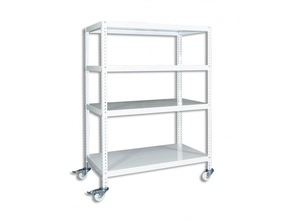 Etagenwagen Biedrax, Schraubsysteme 45 x 100 x 160 cm, 4 Fachböden