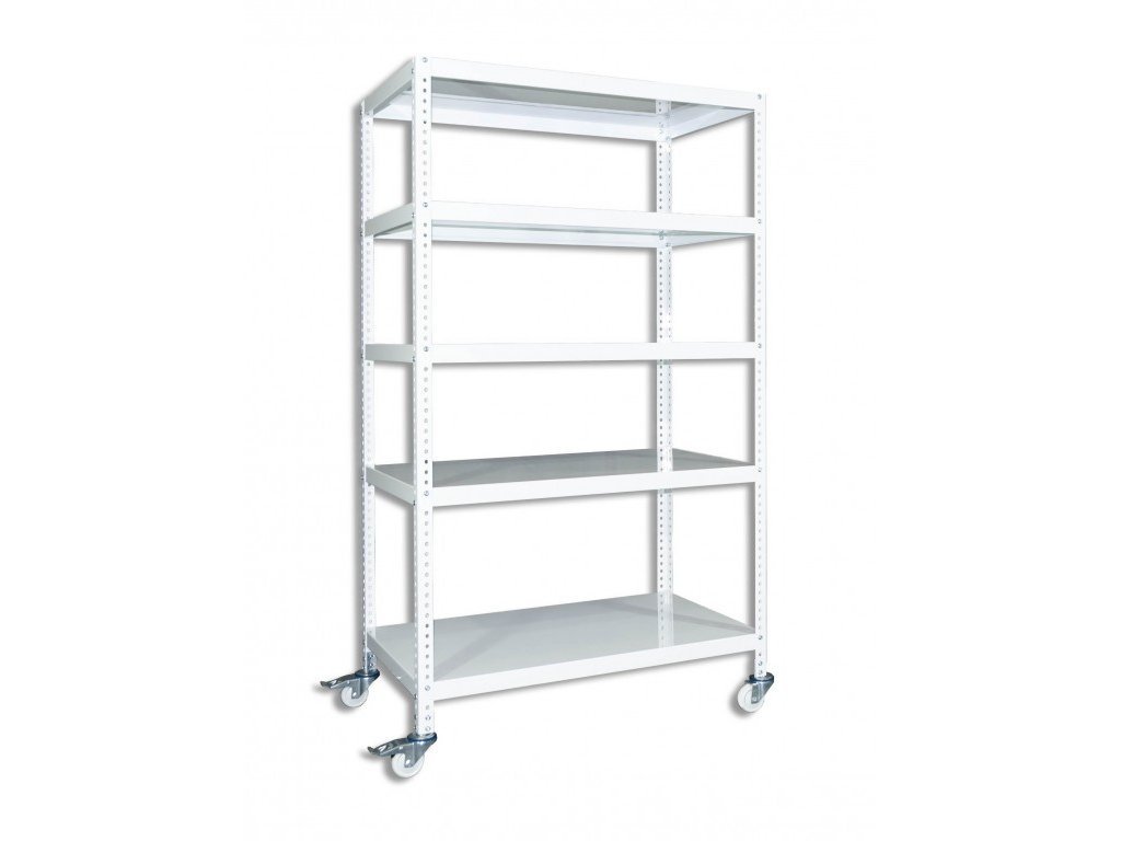Etagenwagen Biedrax, Schraubsysteme 50 x 150 x 190 cm, 5 Fachböden