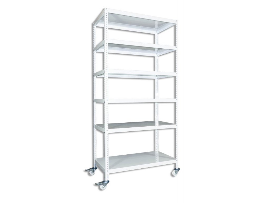 Etagenwagen Biedrax, Schraubsysteme 50 x 150 x 190 cm, 6 Fachböden